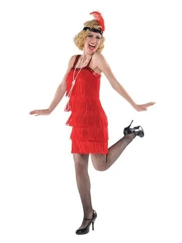 Flapper – kostüüm laenutamiseks (20-30-50-ndad), Väike Nõid Tartu