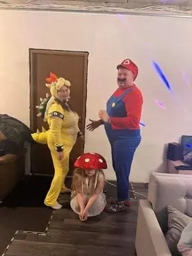 Super Mario ja teised – kostüüm laenutamiseks (väikse nõia kostüümid üritustel), Väike Nõid Tartu